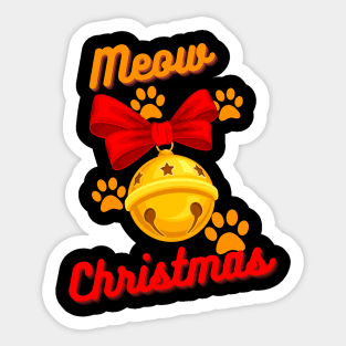 Meow Christmas Sticker